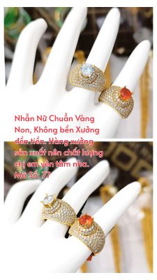 Nhẫn nữ đính full đá_ Mã 77