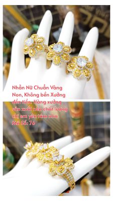 Nhẫn nữ hoa_ Mã 76