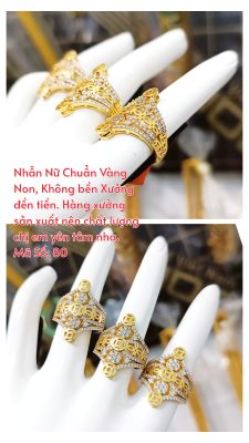 Nhẫn nữ đính đá_ Mã 80