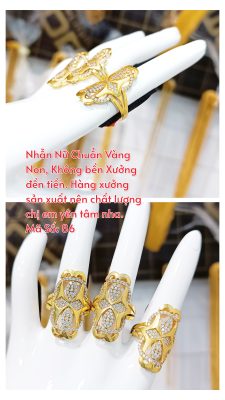 Nhẫn nữ đính đá_ Mã 86