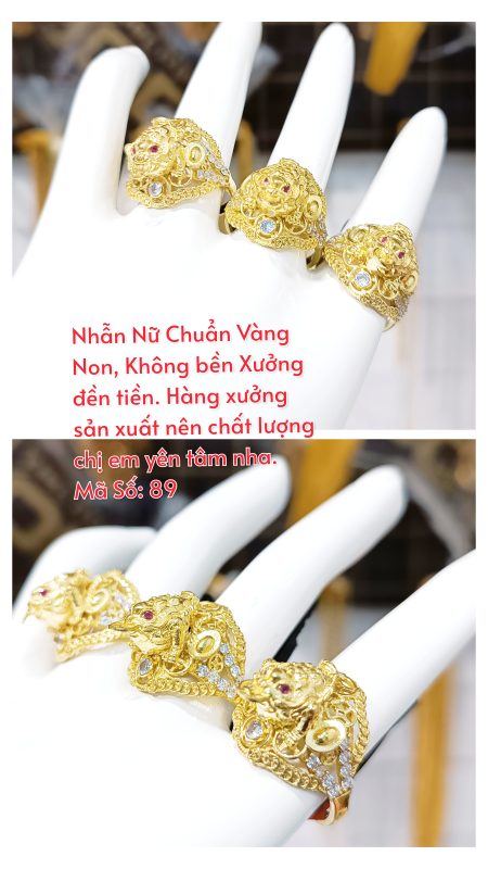 Nhẫn Cóc vàng_ Mã 89