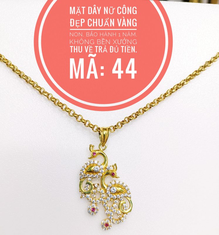 Mặt dây con công_ Mã 44