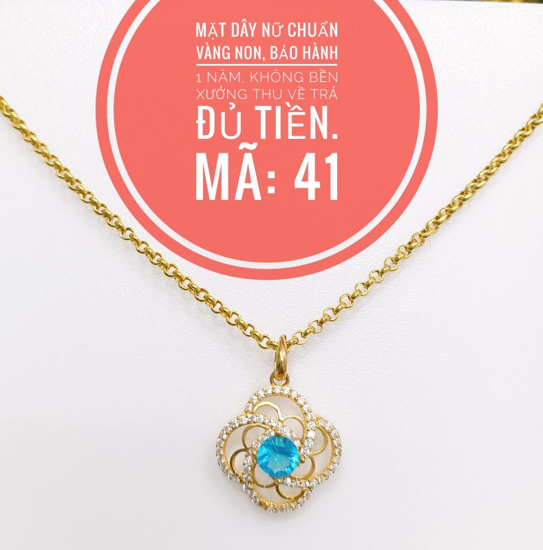 Mặt dây hoa mẫu đơn_ Mã 41
