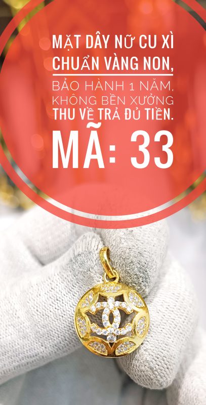 Mặt dây nữ chờ neo_ Mã 33