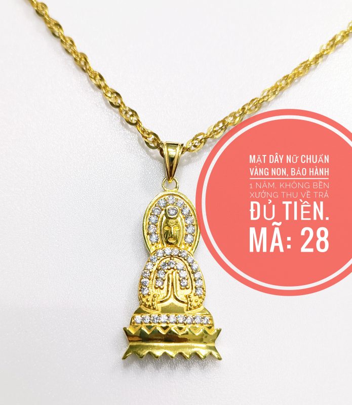 Mặt dây phật_ Mã 28