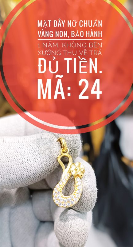 Mặt dây giọt nước_ mã 24