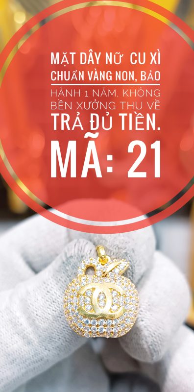 Mặt dây táo chờ neo_ Mã 21