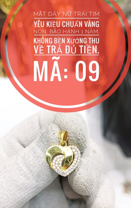 Mặt dây trái tim yêu kiều_ Mã 09