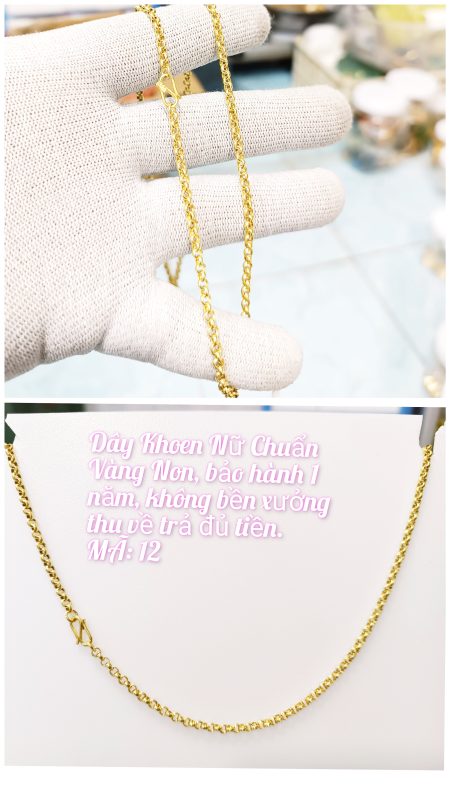Dây khoen nữ _ Mã 12