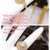 Nhẫn nữ hoa đính đá trắng_ Mã 85