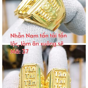 Nhẫn nam Tấn Tài Tấn Lộc_Mã 37