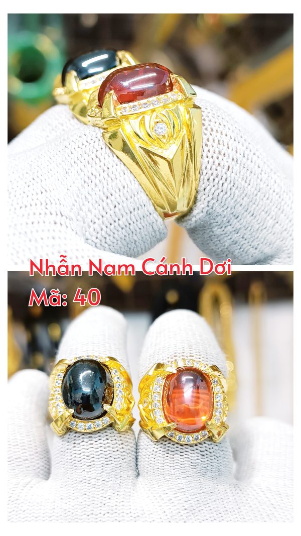 Nhẫn nam cánh dơi_Mã 40