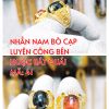 Nhẫn nam bò cạp luyện công bên ngọc bát quái_Mã 41