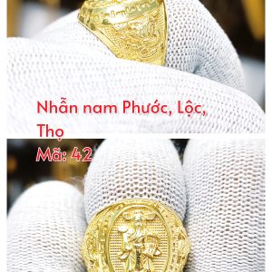 Nhẫn nam Phước Lộc Thọ_Mã 42