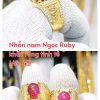 Nhẫn nam ngọc Ruby khắc rồng tinh tế_Mã 45