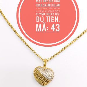Mặt dây trái tim đơn côi_ Mã 43
