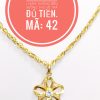 Mặt dây hoa 5 cánh đính đá_ Mã 42