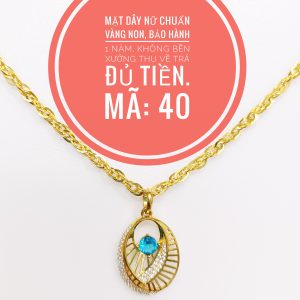 Mặt dây nữ lưới đính đá_ Mã 40