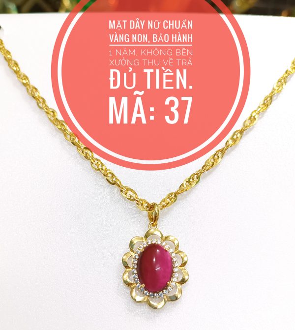 Mặt dây nữ hoa hướng dương_ Mã 37