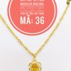 Mặt dây nữ hoa mai _ Mã 36