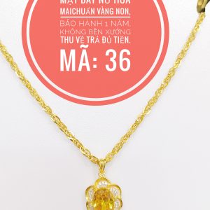 Mặt dây nữ hoa mai _ Mã 36
