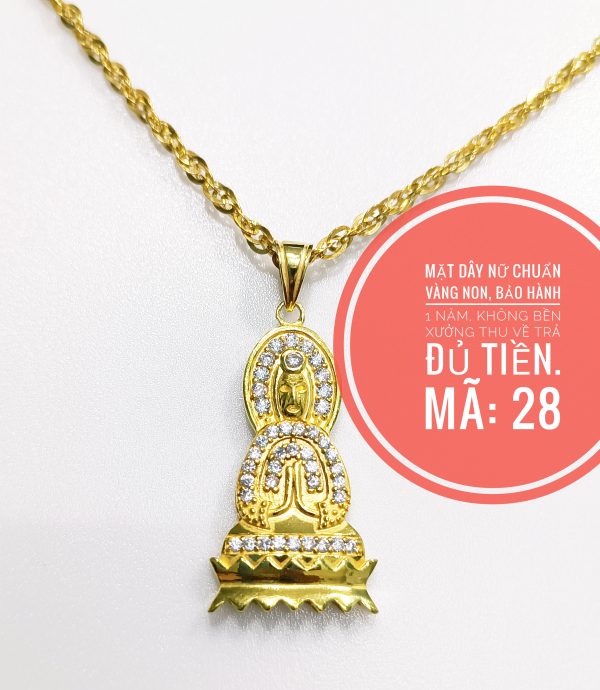 Mặt dây phật_ Mã 28