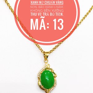 Mặt dây xanh ngọc bích_ Mã 13
