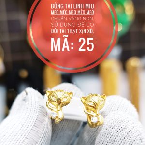 Bông tai linh miu nhỏ_ Mã 25